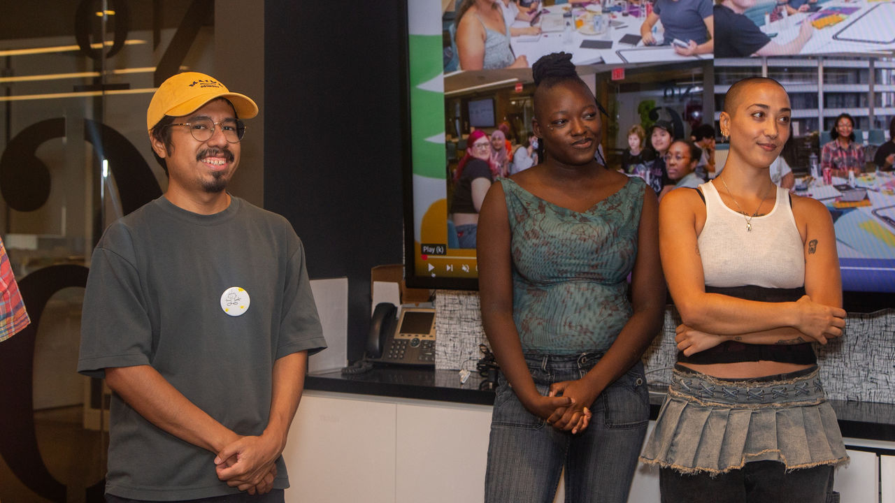 Teaching artists standing together 