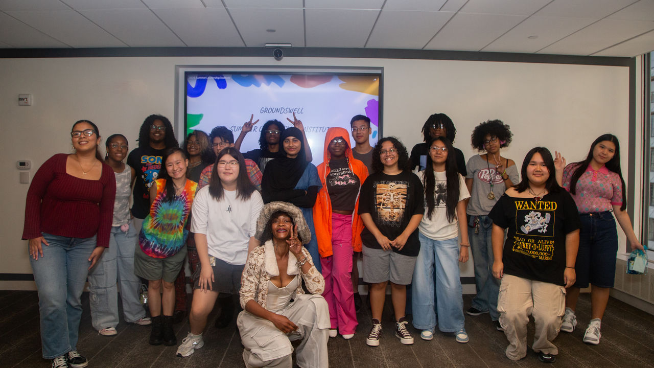 Group photo of students 