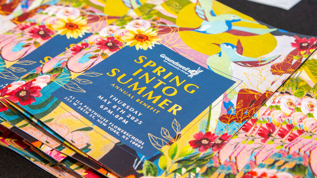 Pamphlets that say "Spring Into Summer" 