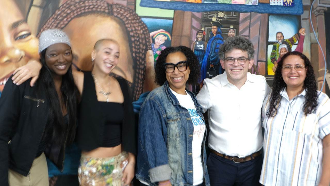 Group of people posing